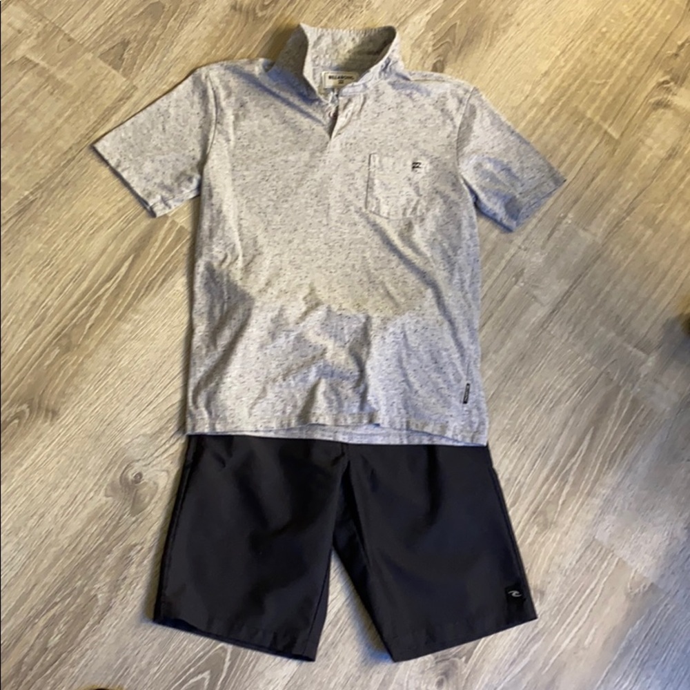 Billabong polo in youth M Ripcurl youth S short